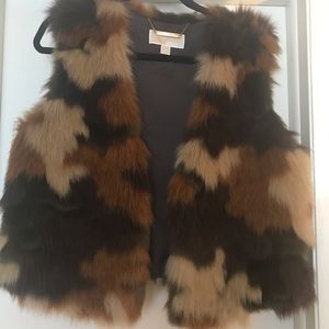 Michael Kors Faux Fur Vest